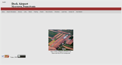 Desktop Screenshot of deckairport.com