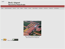Tablet Screenshot of deckairport.com